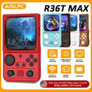 R36T MAX Handheld Game Console